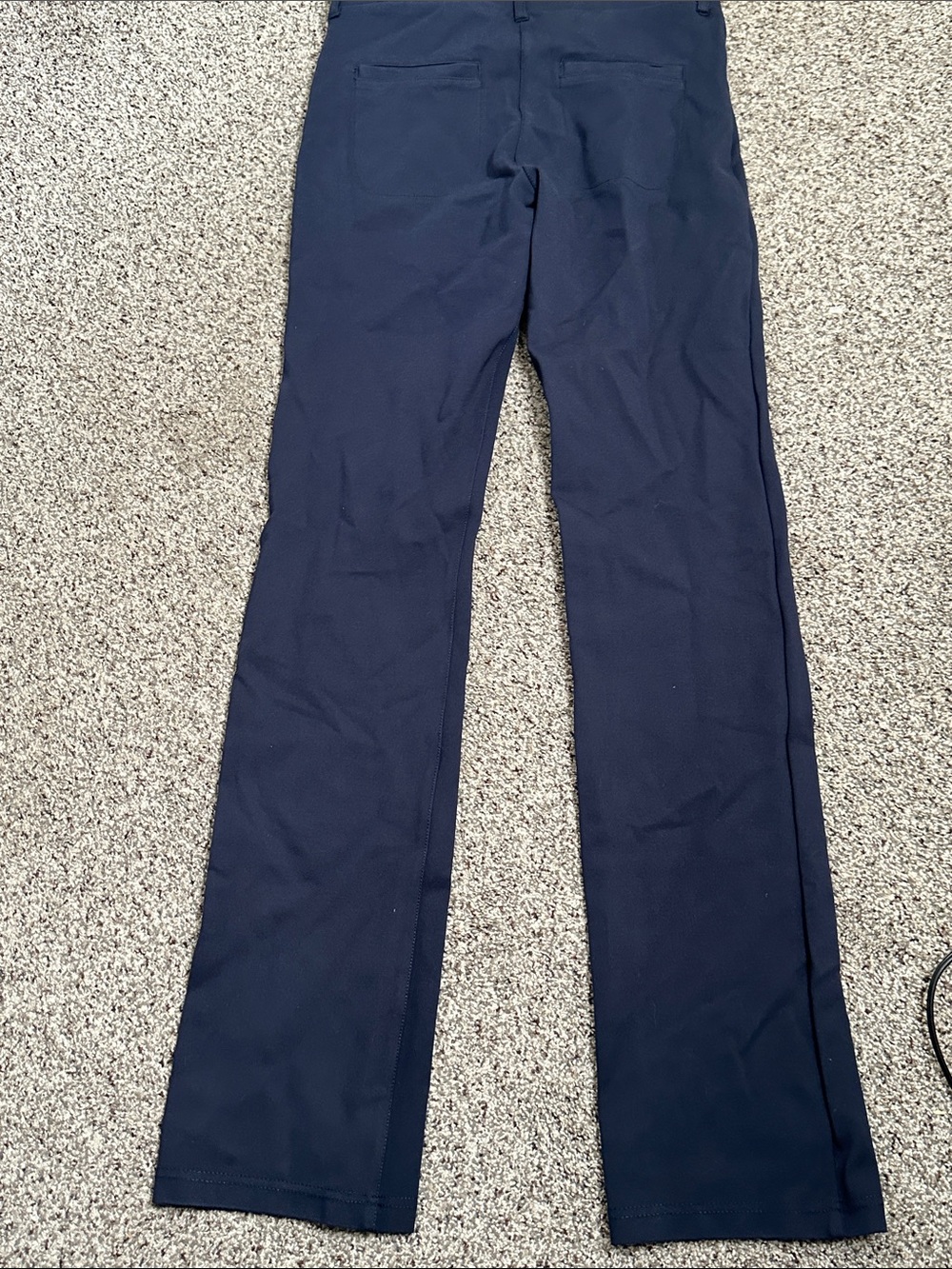 Betabrand Navy blue Straight-Leg Pants pant size small long - Picture 5 of 6